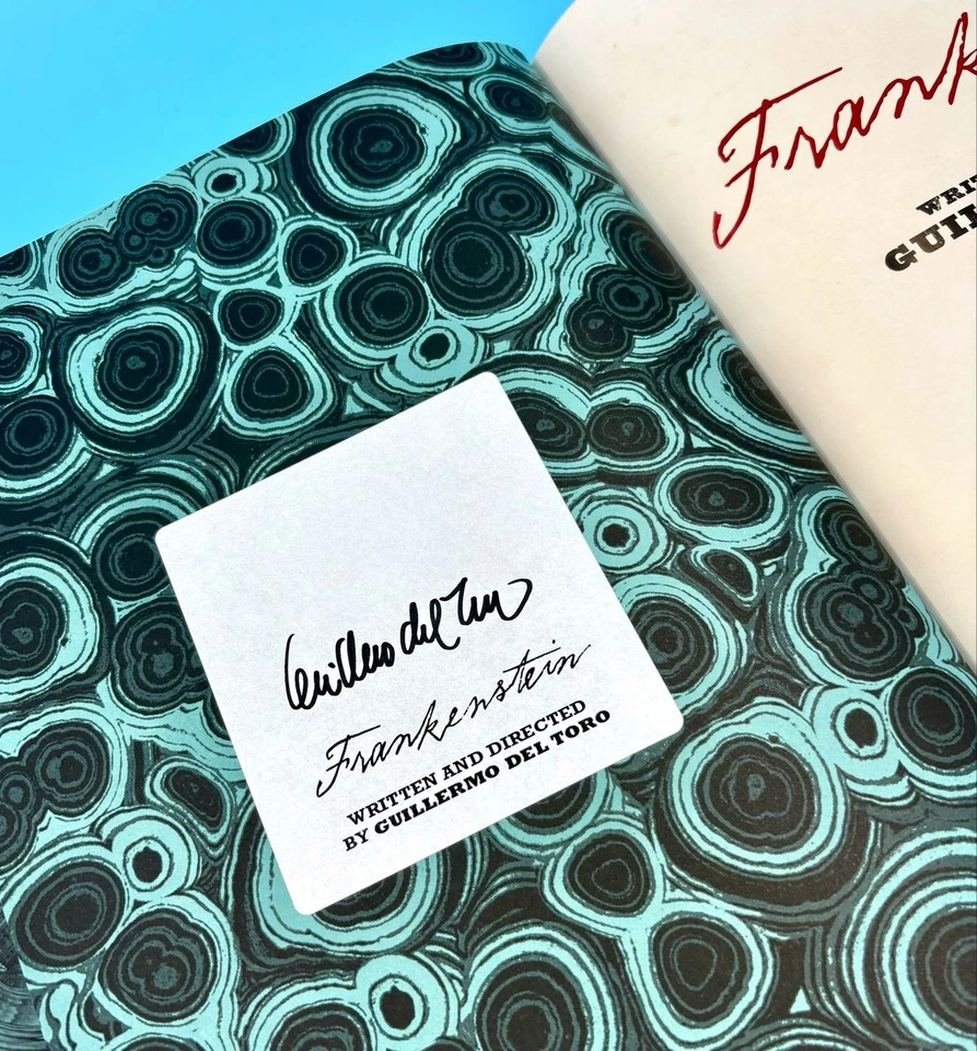 SIGNED Guillermo Del Toro Book Frankenstein Hardcover & COA Autograph Auto - Image 3 of 4