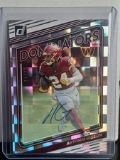 2022 Panini Donruss Dominators Antonio Gibson #D18 Autographs /49 (AU)