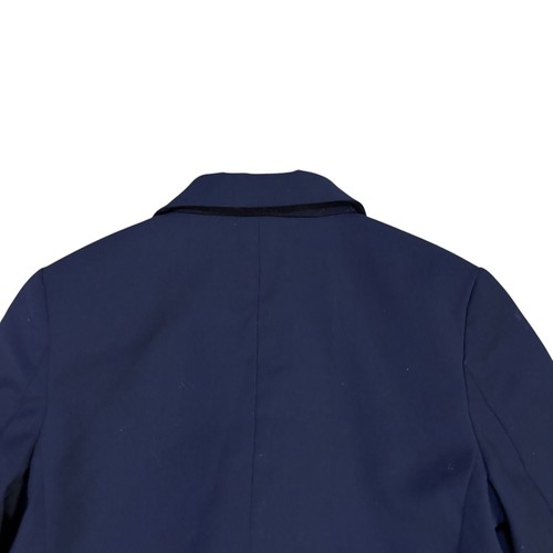 Janie and Jack Boys Navy Blue Wool Blend Blazer Jacket Gold Buttons Size 3 - Picture 9 of 13
