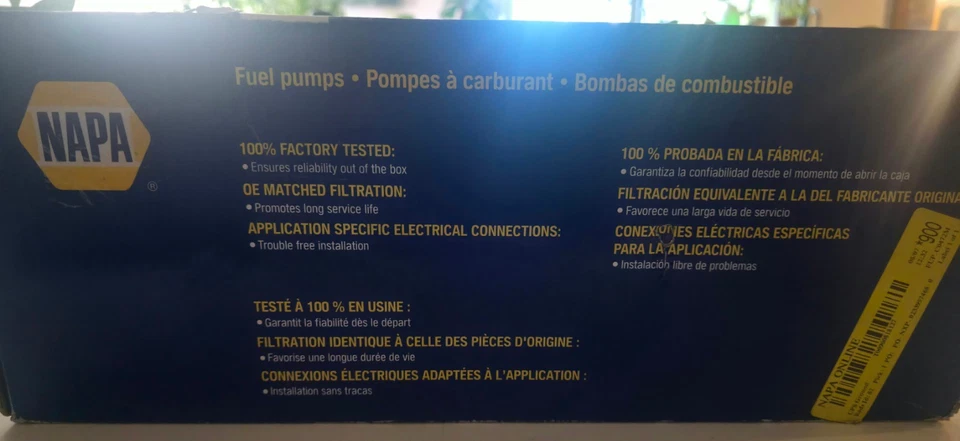 Brand New NAPA Fuel Pump – FUP C0472M - Image 4 of 4