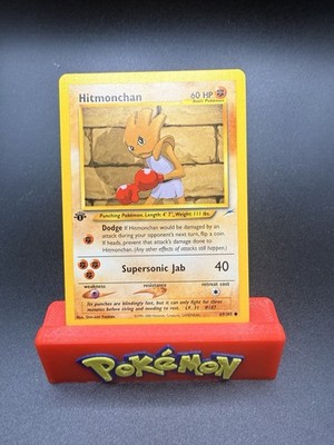 Pokémon 2002 Neo DESTINY 1st Edition HITMONCHAN 69/105 NM - never played