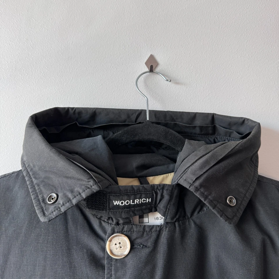 Chaqueta de Plumón Woolrich Arctic Parka Lujo Carga Bolsillo Cremallera Foto 4 de 4