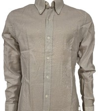 NWT $675 TOM FORD Plaid Cotton Dress Shirt Be...