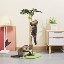 Cat Tree Tower with Scratching Post Climbing Frame Sisal Scratcher Cats Toys
