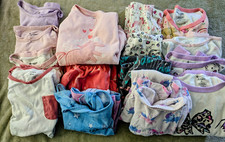 Lot of 16 PCs Girls Pajamas - Nightgown, Nottoms, and Tops - Disney, Carter's