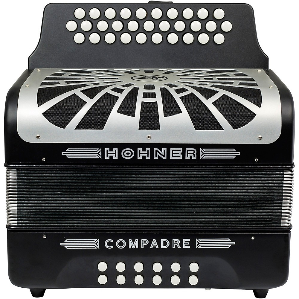 Hohner Compadre FBbEb with Gig Bag - Silver Grille Black