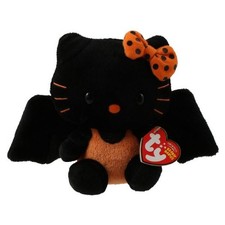 TY Beanie Baby - HELLO KITTY Halloween BAT