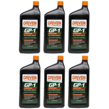 Driven Racing Oil GP-1 15W-40 Synthetic Blend Motor Oil 1 Quart Bottle Pack of 6