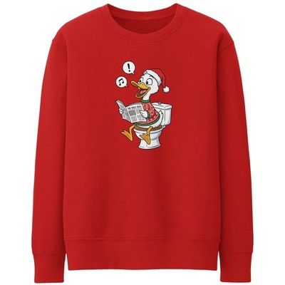 Lustiges Ente Weihnachtssweatshirt für Erwachsene Lustiges Entendesign Weihnachten Wasservögel S...