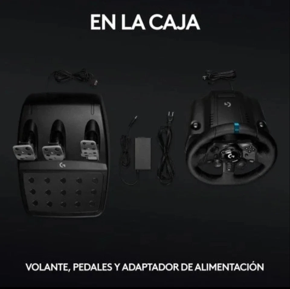 Logitech G923 Volante para PlayStation 5, PC PS4 PS3 Regalo Guantes Racing Loves - Imagen 4 de 4
