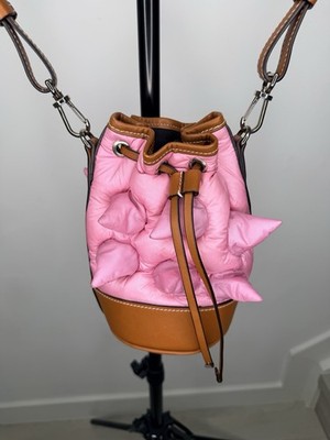*RARE*-MONCLER GENIUS x JW Anderson-THE CRITTER BUCKET BAG In Pink-New w/o Tag s