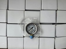 Lot of 100 PIC Gauges 201L-204C 2", 0/30 PSI, 1/4" Npt Lower Mount Liquid Filled
