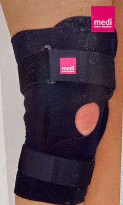 Mediven Hinged Neoprene Knee Brace (Black) Small