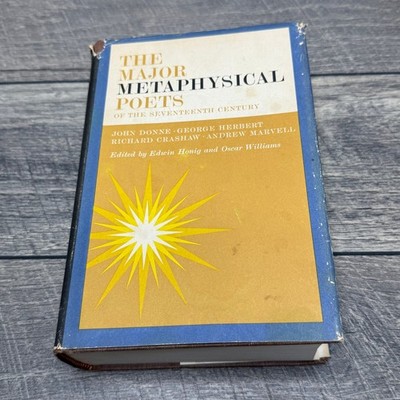 Major Metaphysical Poets 17th Century Donne Herbert Marvell Crashaw 1968 HC