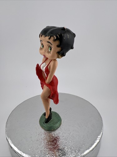 Vintage Betty Boop Red Dress Figur Plastic by Bully West Germany 1989 4 Inch - Bild 4 von 6
