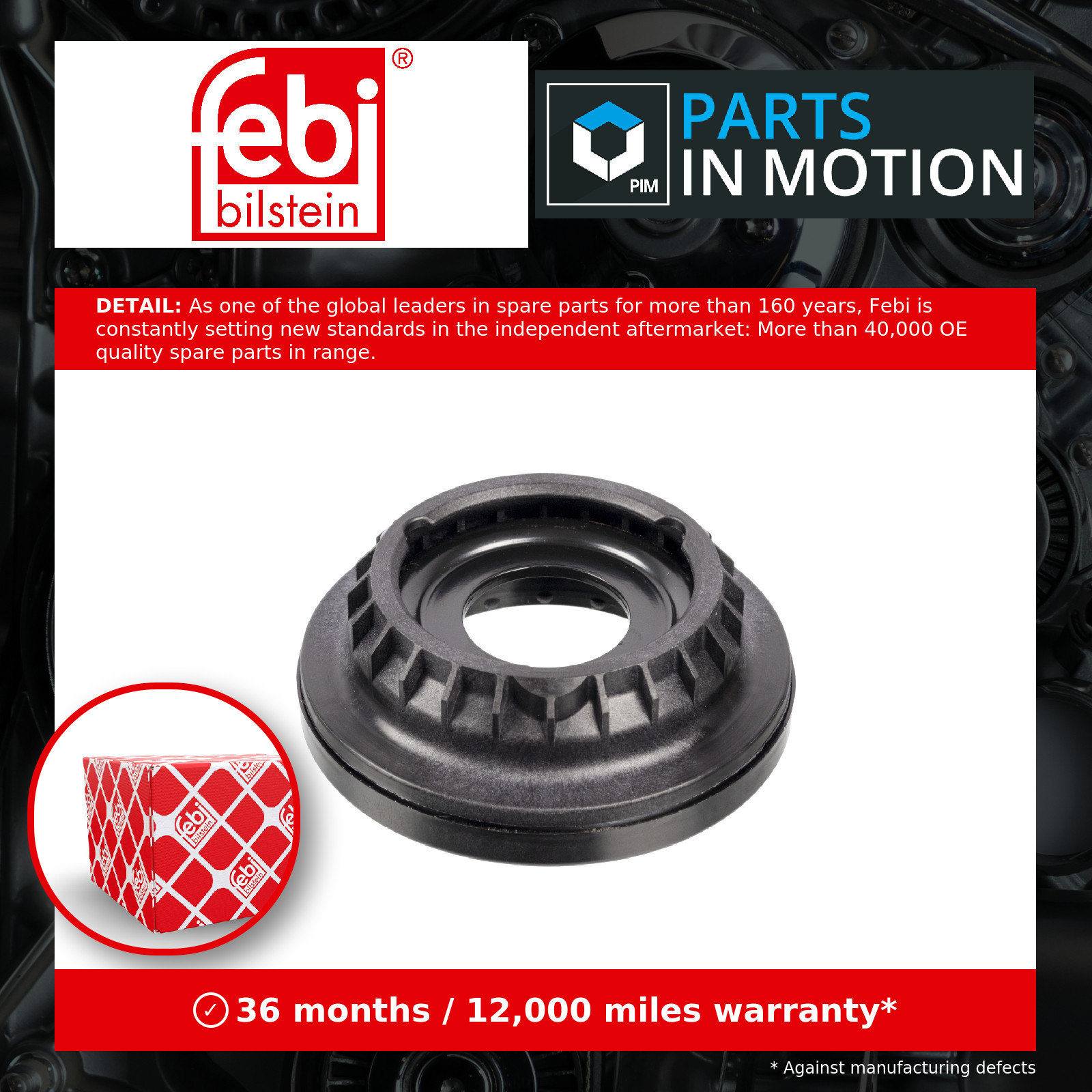 Febi Bilstein Strut Top Bearing fits Ford - 19924 - OE Equivalent Quality & Fit - Image 11