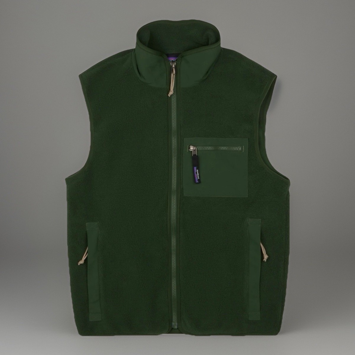 Patagonia Synchilla Fleece Vest - Torrey Pine Green 2XL XXL Full
