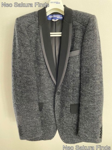 COMME des GARCONS JUNYA WATANABE MAN Mohair Wool Jacket Blouson Men's M - Picture 5 of 7