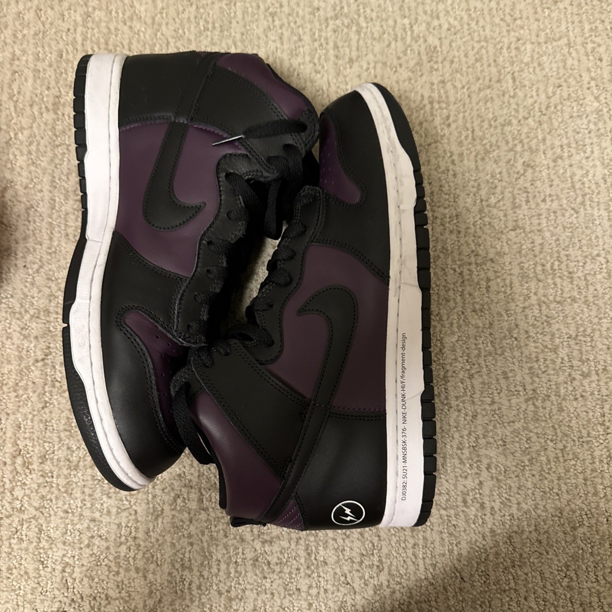 nike x fragment dunk high beijing