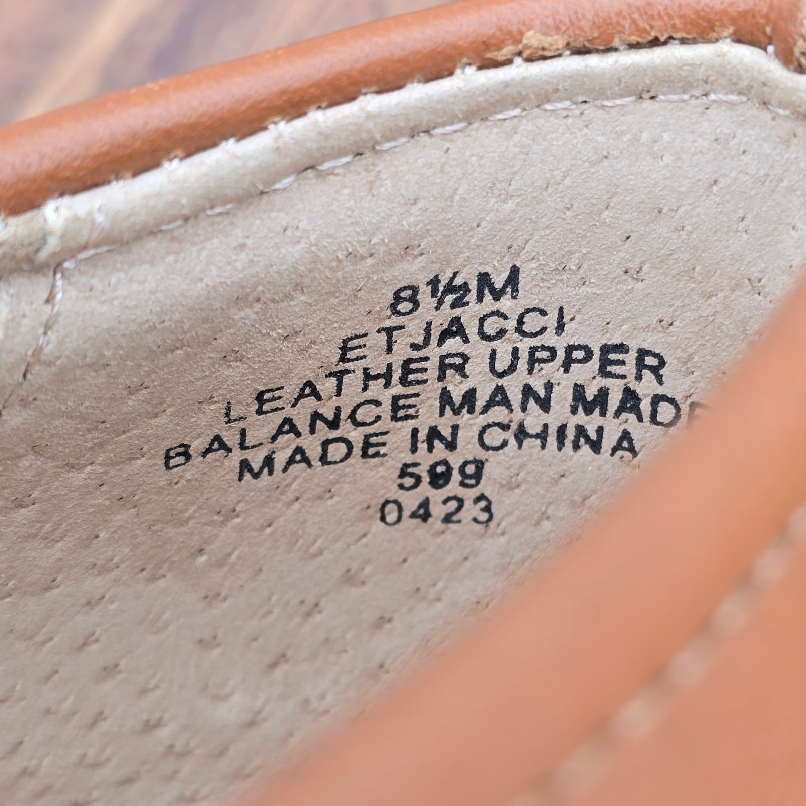 Earth Jacci Ballet Flats Women’s 8.5 M Brown Leather Knot Career Comfort Shoes