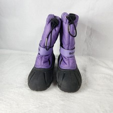 Barely Worn SOREL FLURRY Children's Waterproof Winter Pac Boot Purple Size 13