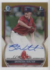 2023 Bowman Chrome Prospect Gold Refractor /50 Brandon Walter #CPA-BWR Auto 16i3