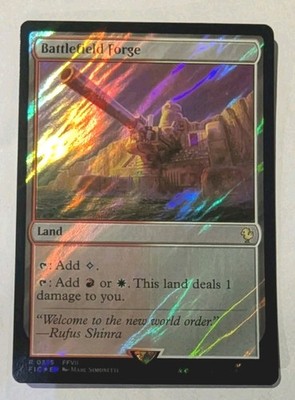 Battlefield Forge (Surge Foil) Commander: Final Fantasy - MTG RARE