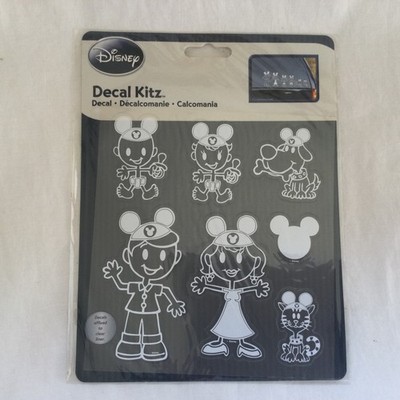 NEW Chroma Graphics Disney Mickey Mouse Family White Decal Kitz Car Accessory PS