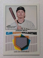 2026 Topps Heritage - Jordan Beck #CC-JB Clubhouse Collections Relic (MEM)