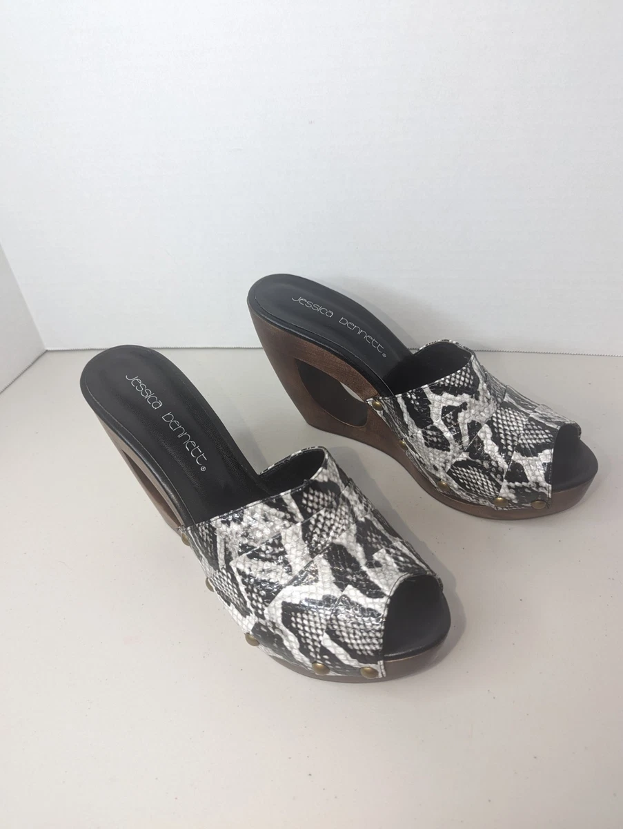 Chaussures Compensées Jessica Bennett - Mary Janes Poinçons Laiton - Taille 8.5 (étroite) - Occasion Excellent état