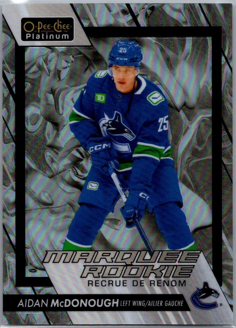 2023-24 O-Pee-Chee Platinum #247 Aidan McDonough Liquid Metal #/399