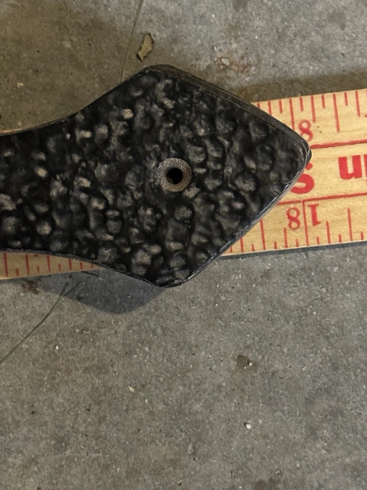 FORJADO MARTILLADO BLA HIERRO 18" GRANERO/GARAJE/PUERTA CORREA PUERTA BISAGRA FICTICIA 4 PIEZAS PESADAS Foto 3 de 4