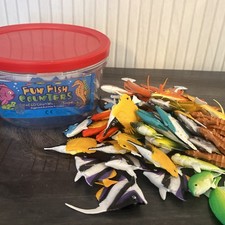 Learning Resources Fun Fish Counters Set of 60 Ocean Sea manipulatives MATH