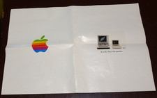 Vintage APPLE II Computer POSTER Original 15" x 22" APPLE IIe APPLE IIc