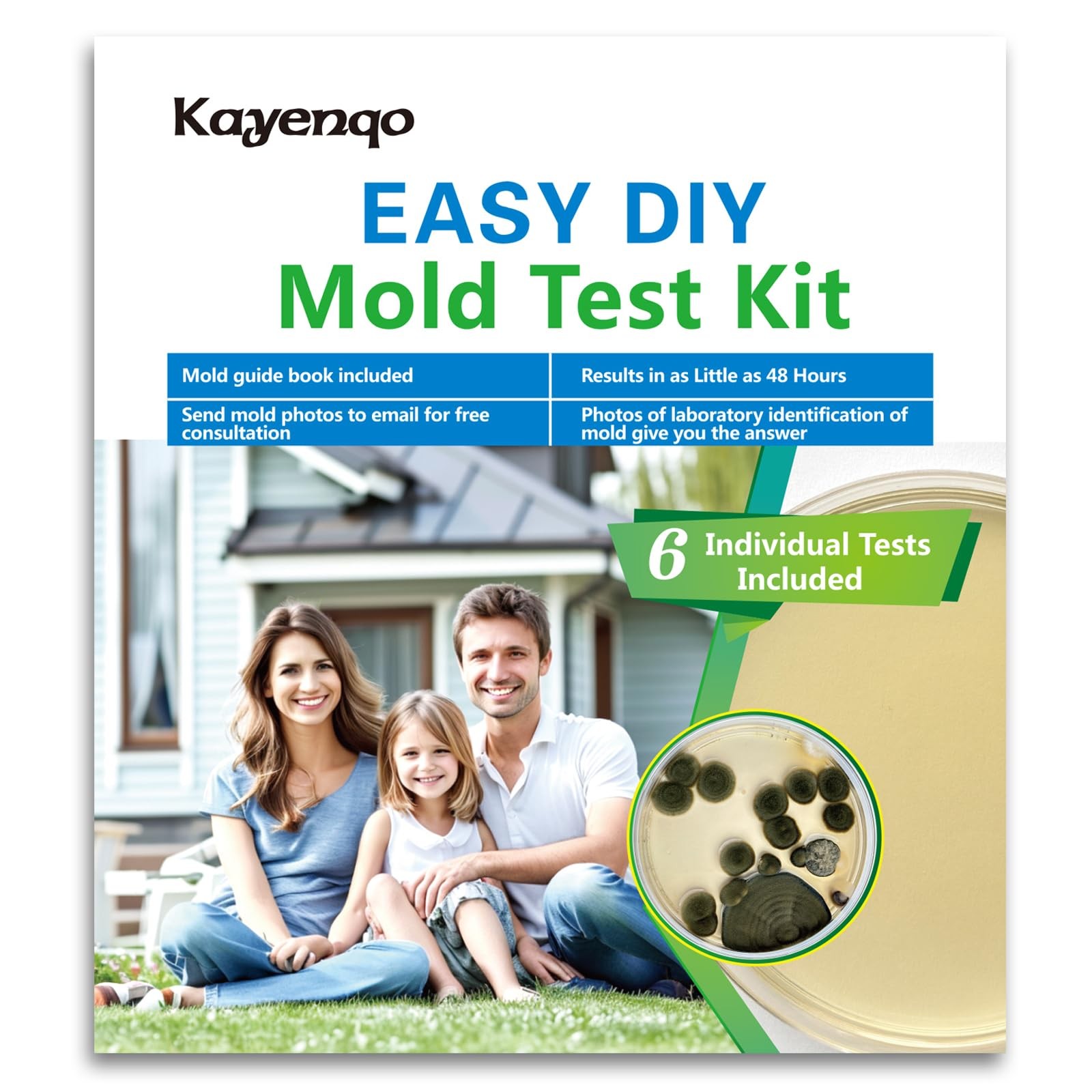 Mold Test Kit For Home - 6 Simple Detection Tests,Test Hvac System,Home