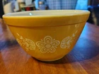 Pyrex 401  1 1/2 PT  Butterfly Gold Mixing Bowl
