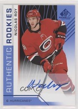 2018-19 Upper Deck SP Game Used Authentic Rookies Blue Nicolas Roy #127 Auto um0
