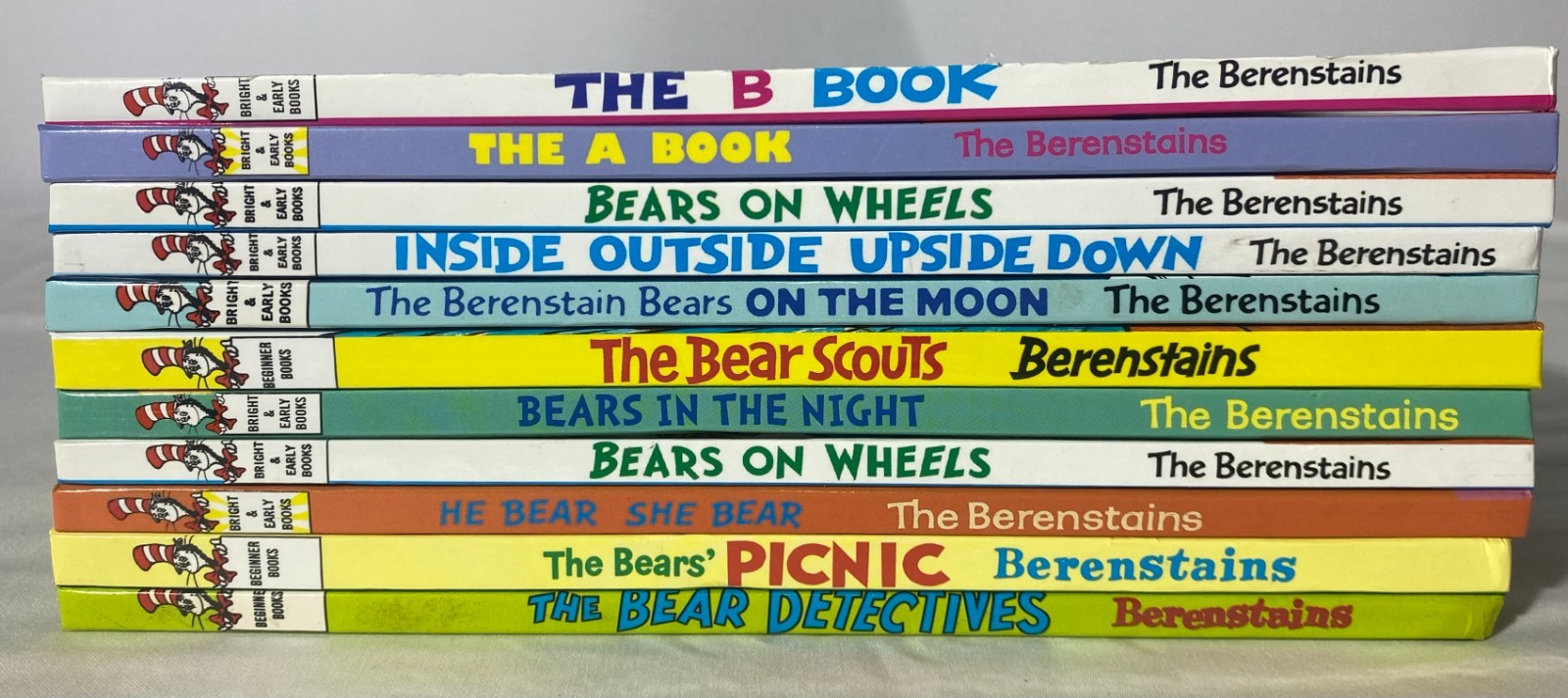 Lot of 10 Berenstain Bears Bright & Early Beginner Books Hardcover