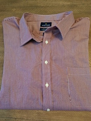 Stafford Men's Long Sleeve Button Down Dress Shirt Sz.4XL  20-21  Sweat Repel