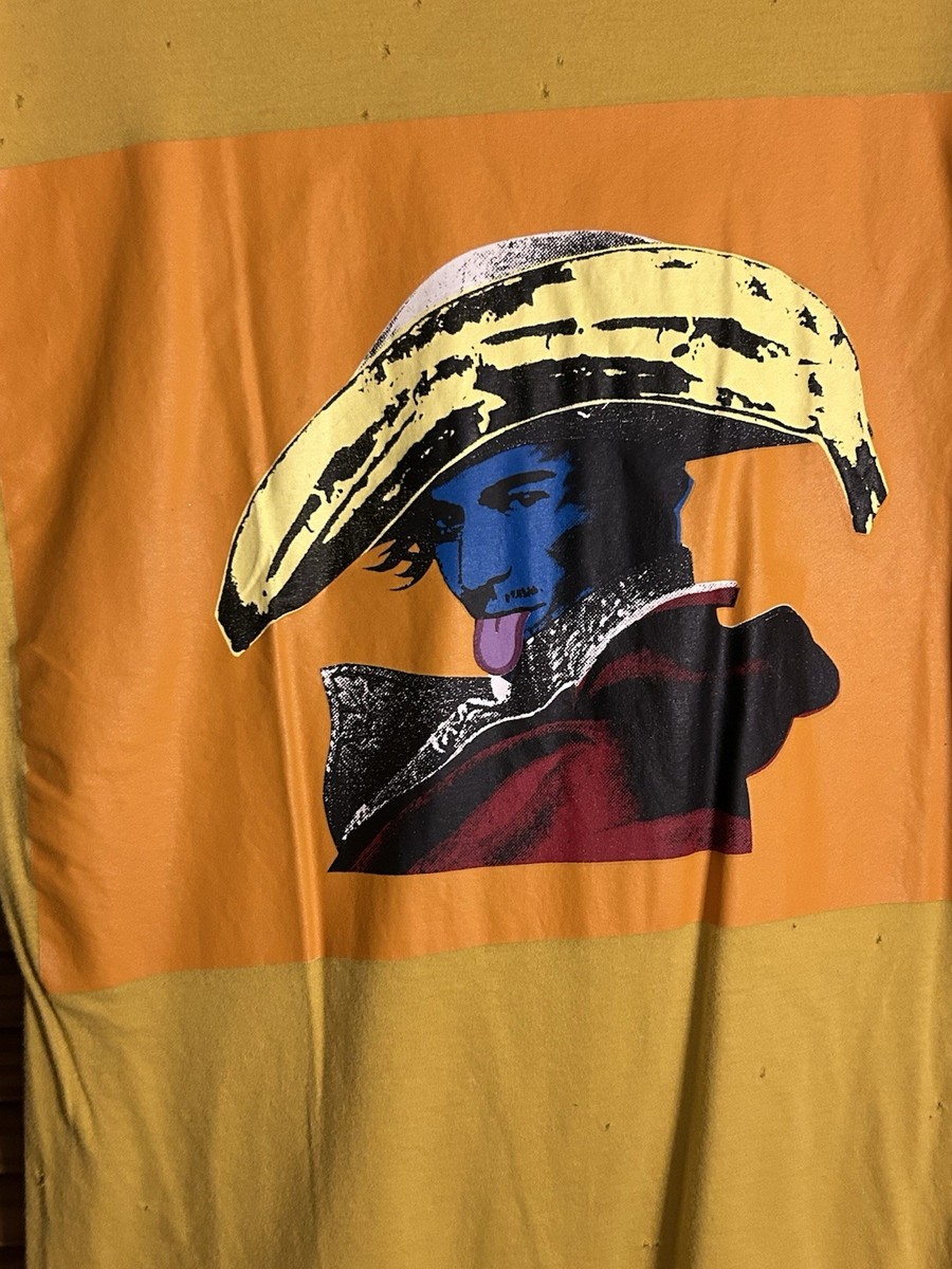 トップス John Galliano Egypt Graphic T-Shirt Vintage John Galliano Distressed Destroyed Graphic Print T Shirt