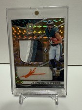 2019 Panini Spectra - Rookie Patch Autographs J.J. Arcega-Whiteside - Prizm /15