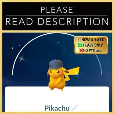 Shiny Pikachu Team Mystic Hat Costume Go Fest 2026 - Male - Pokemon Go