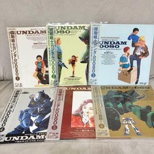 Mobile Suit Gundam 0800 Volume 1-6 Set LD Box Laserdisc with Obi US:DDP