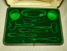 Antique dressing Table Set Box - Possibly for Levi/Salaman ~ Synyer/Beddoes  ???