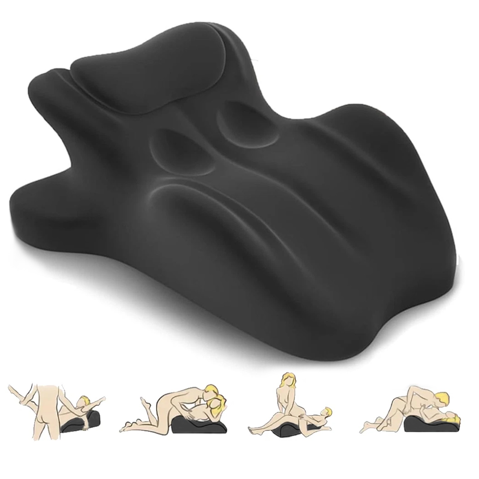 Sweet Spot Couple Pillow Couple Pillow Hip Pad Wedge Pillow Memory Foam 27°Angle