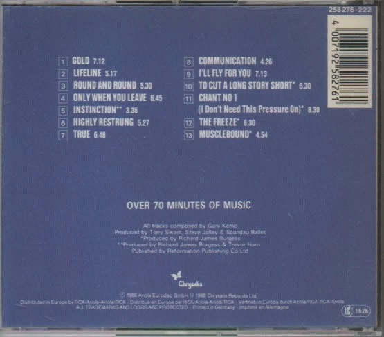 CD - SPANDAU BALLET - THE TWELVE INCH MIXES / ZUSTAND SEHR GUT ++ #Z64# - Bild 2 von 2