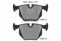 Textar Bremsbelagsatz, Scheibenbremse 2148701 FüR BMW Land Rover