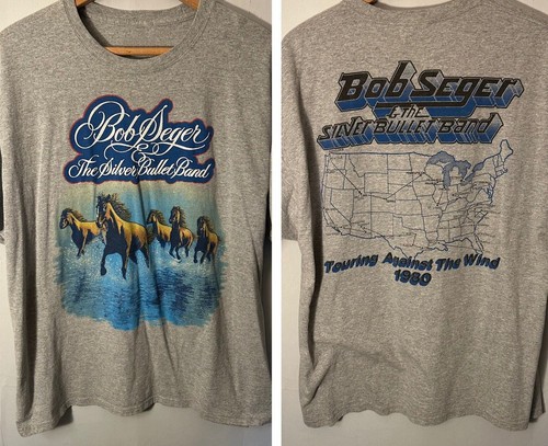 2 sides Touring Against The Wind Bob Seger Shirt Sport Gray Unisex S-5XL LI535