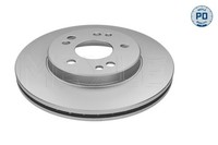 2X Meyle Bremsscheibe MEYLE-PD: Advanced Performance And Design. 015 521 0033/PD