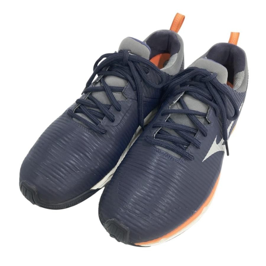 Mizuno Wave Cadence Spikeless Golf Shoes Men Size 9.5 US Navy